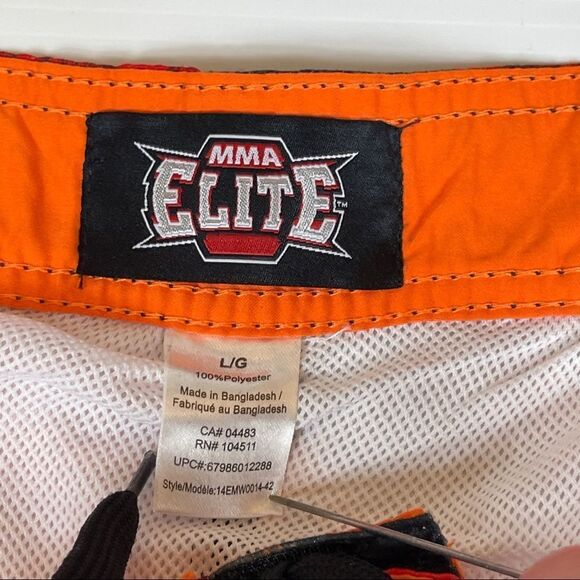 MMA Elite Swim Trunks Red Cobra Snake Graphic Men's Size Large Swimwear - Picture 3 of 8